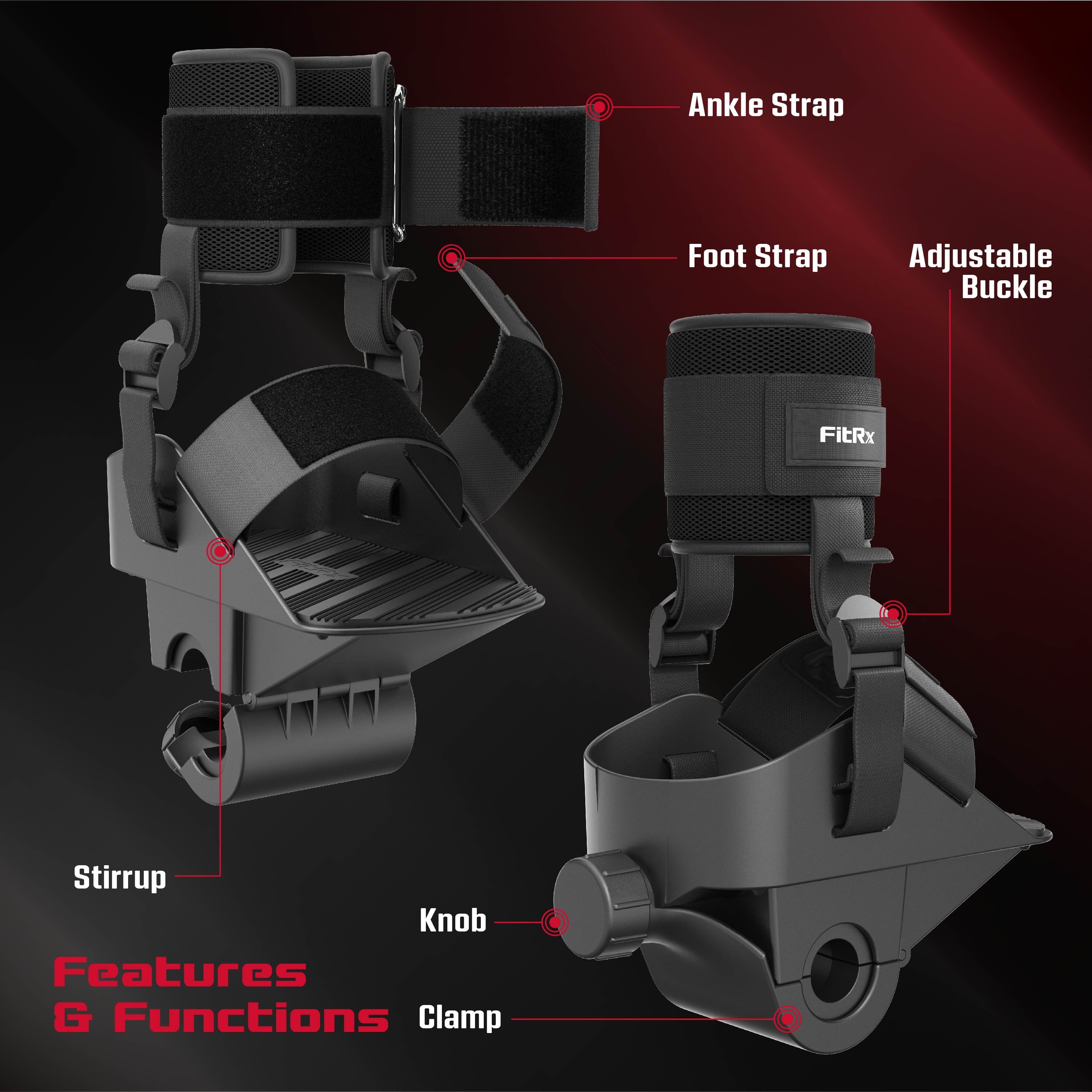 Anklebell Leg Weights Adapter, Ankle Weights Adjustable Dumbbell Adapter, Single