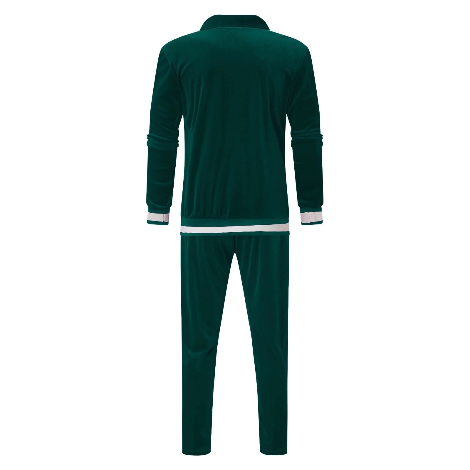 Conjunto Deportivo De Terciopelo Para Hombre, Conjunto Deportivo De Terciopelo Para Hombre 2023 2 Piezas Chaqueta De Invierno Cálida Con Zíper Completa Pantalones Deportivos Ropa Deportiva Conjunto Deportivo